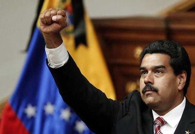 Nicolas Maduro - Venezuelský komunistický diktátor, před tím řidič autobusu a jinak idiot