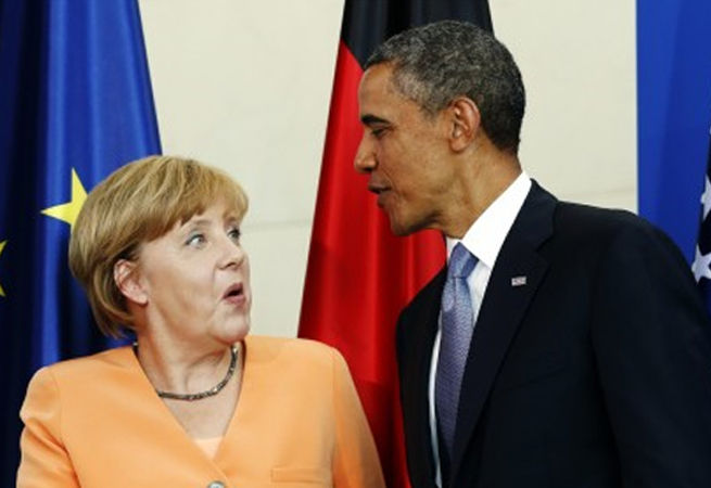 "Angelo já jsem nacista." - "Baracku, Ty taky, jako já?"