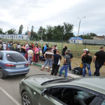 Kyjevská nacistická prasata ostřelovala kolonu běženců nedaleko ruské hranice