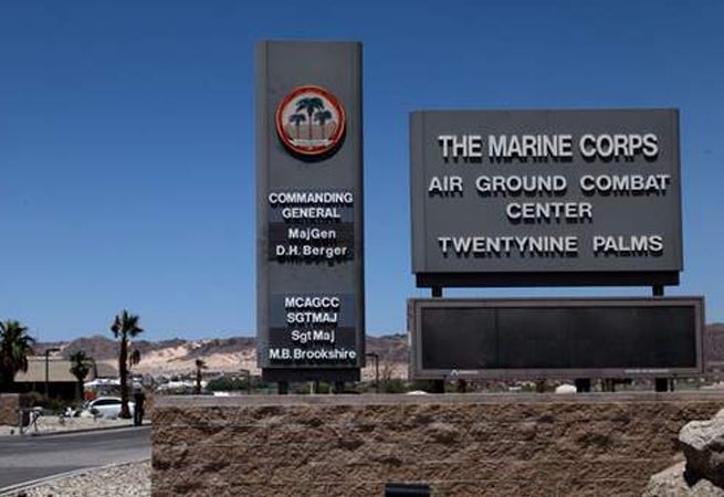 29 Palms US marine base